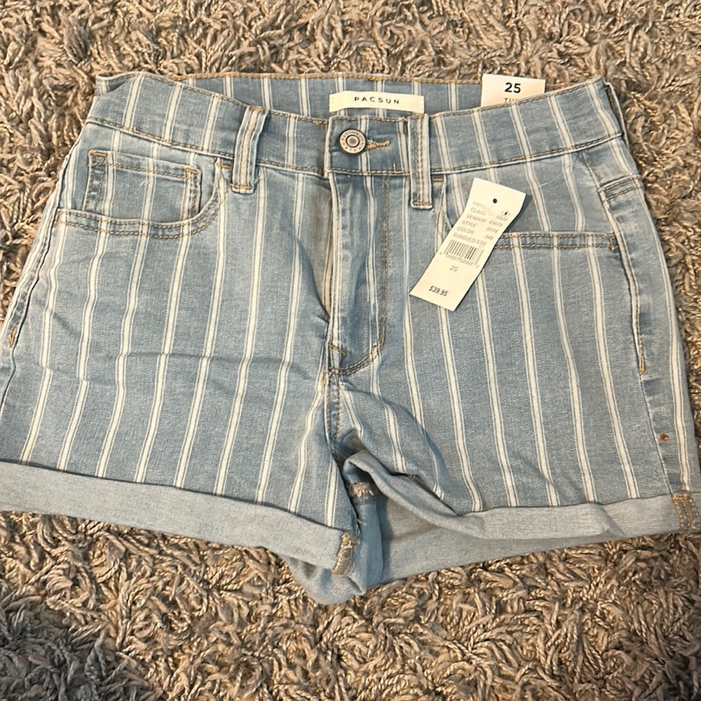 pacsun striped shorts